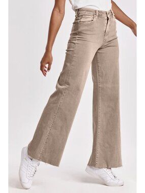 Dear John Fiona Wide Leg Mid Rise Stretch Jeans in Cashmere - Sz 31 - NWT